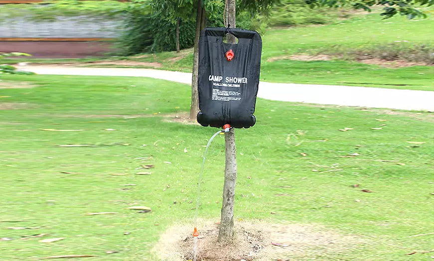 Solar-Heated Camp Shower Bag