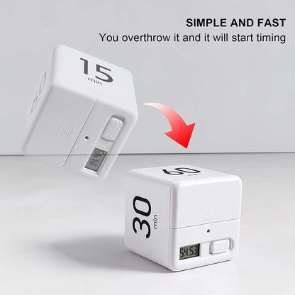 Sensor Flip Cube Timer