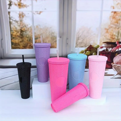 3PC Diamond Studded Super Cool Tumbler Set