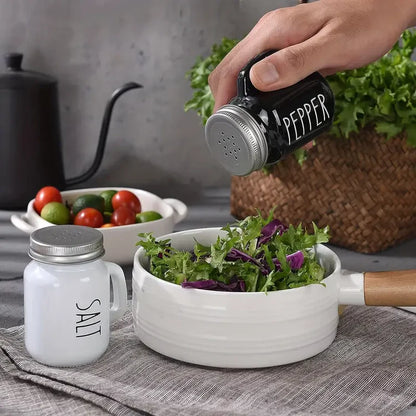 Season Duo: Glass Salt & Pepper Shaker Set