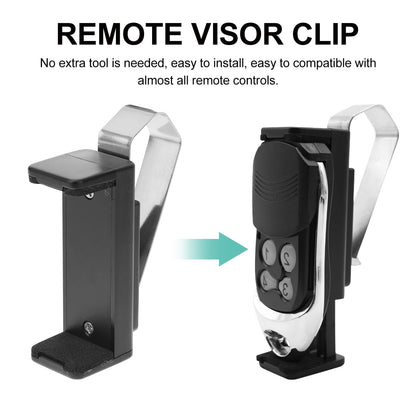 Size Adjustable Garage Remote Holder Visor Clip