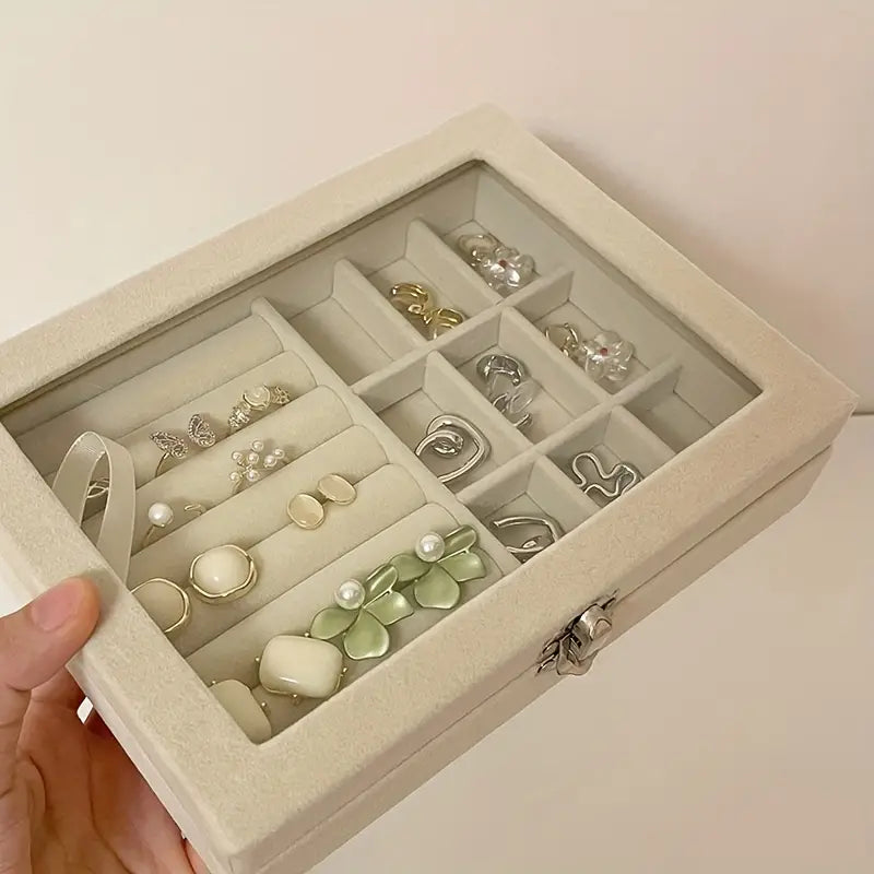 Velvet Easy View Jewelry Organizer