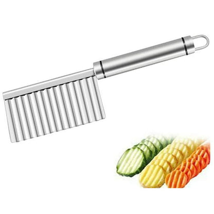 Stainless Steel Crinkle Chip Slicer