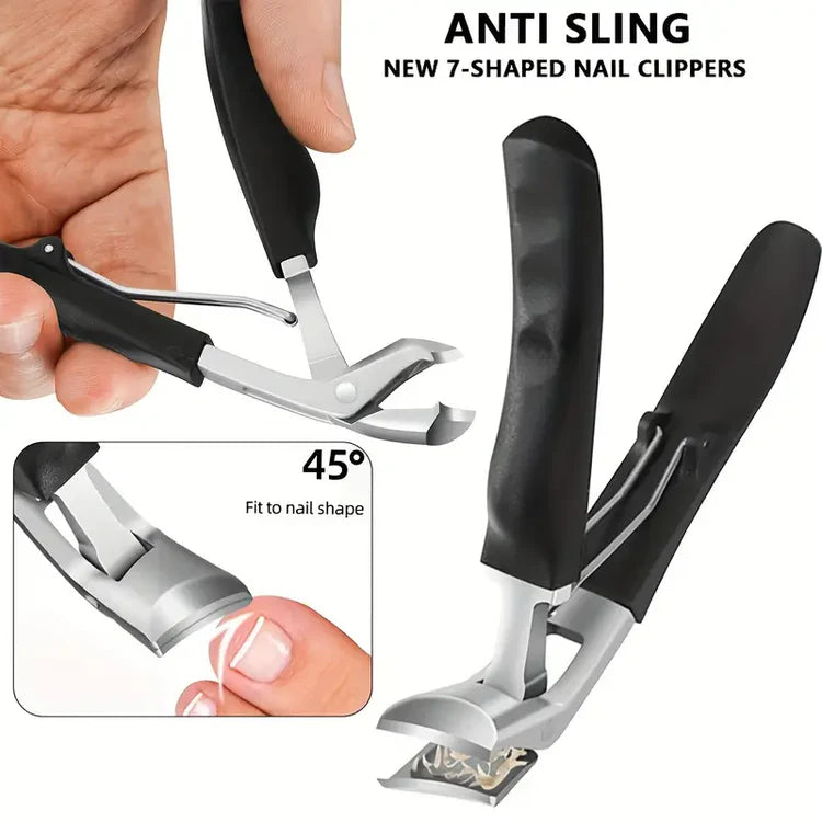 5pc Professional Heavy-Duty Toenail Clipper Set for Ingrown & Thick Toenails