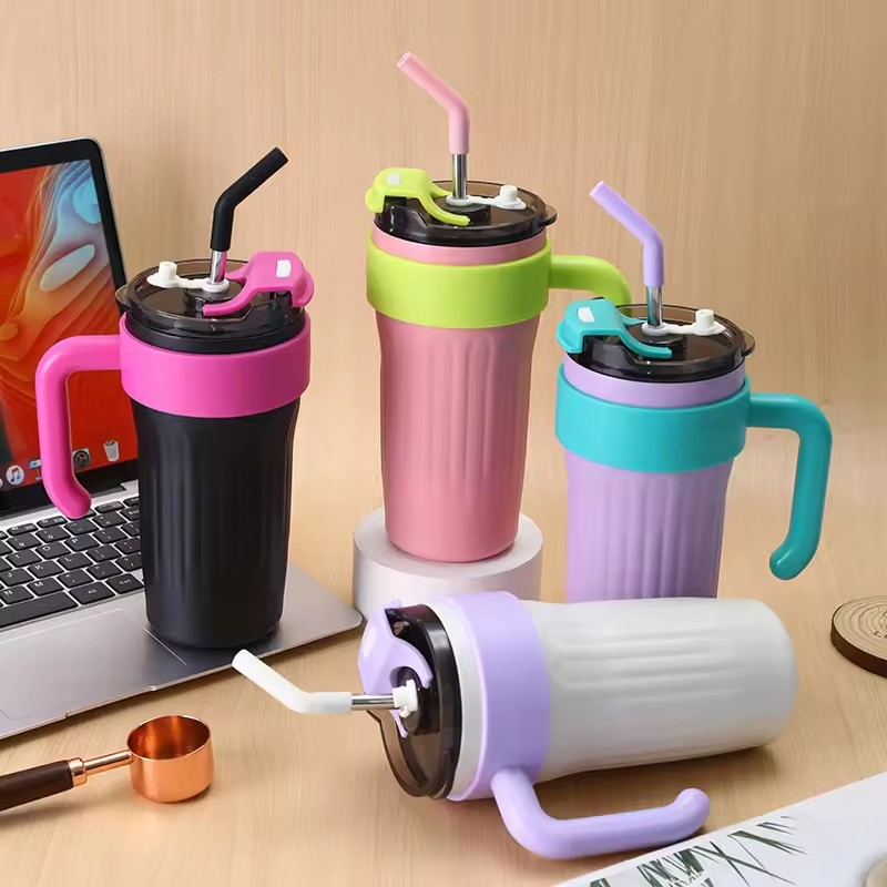RainbowSip 800ml Travel Cup with Handle