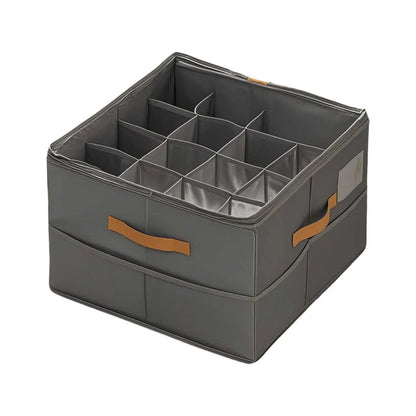 Home Textile Storage Organizer – Foldable with Side Pockets