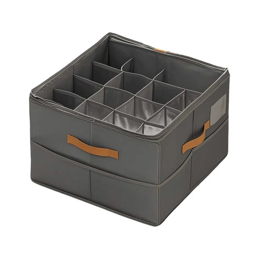 Home Textile Storage Organizer – Foldable with Side Pockets