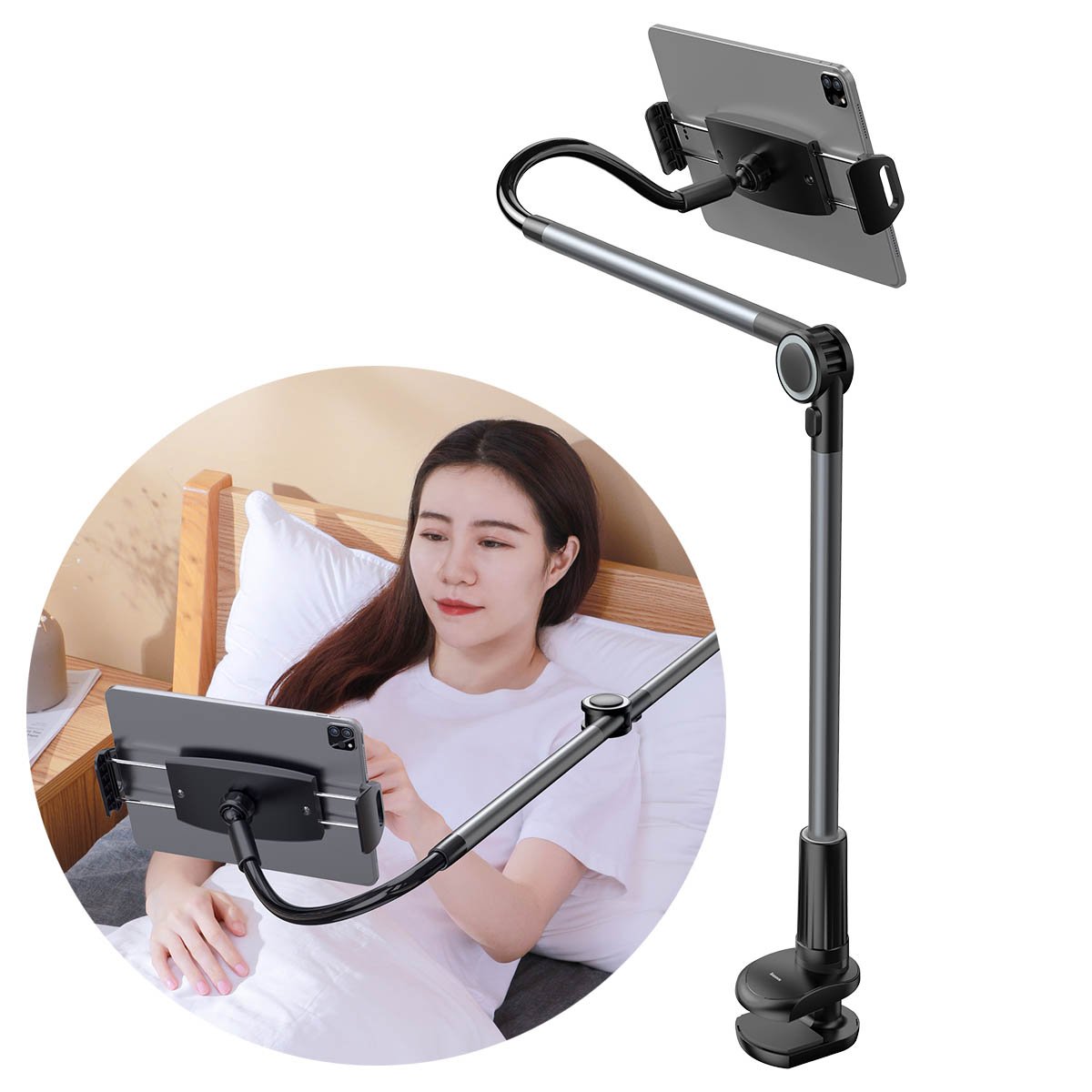 ROTARY Adjustment Lazy Holder (Applicable for Phone/ Pad)