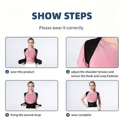 Under Clothing Posture Corrector Back Brace