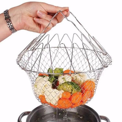 Multi-function Folding Cooking Basket