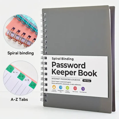Internet Password Logbook