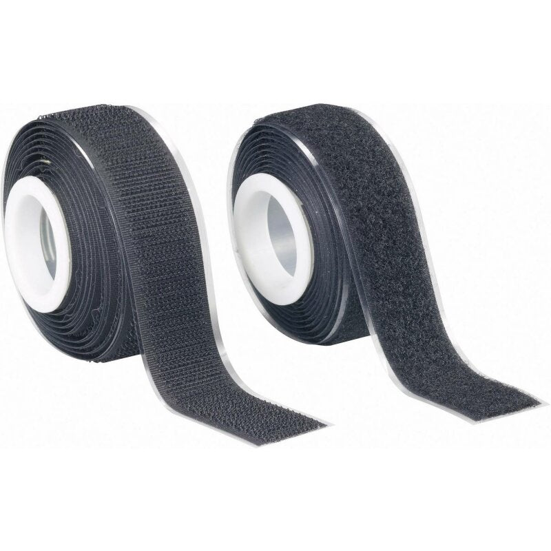 Self Adhesive Velcro Magic Tape Black