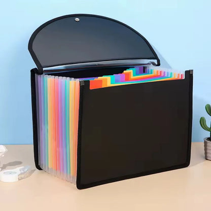 Clear View A4 Expanding File Organizer