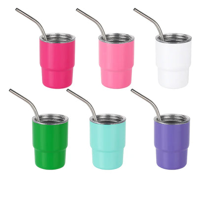 Mini Stainless Steel Tumbler Set - 6pc