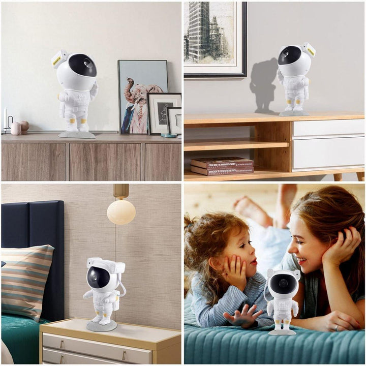 Astronaut Galaxy Projector with Backup Battery | Night Light