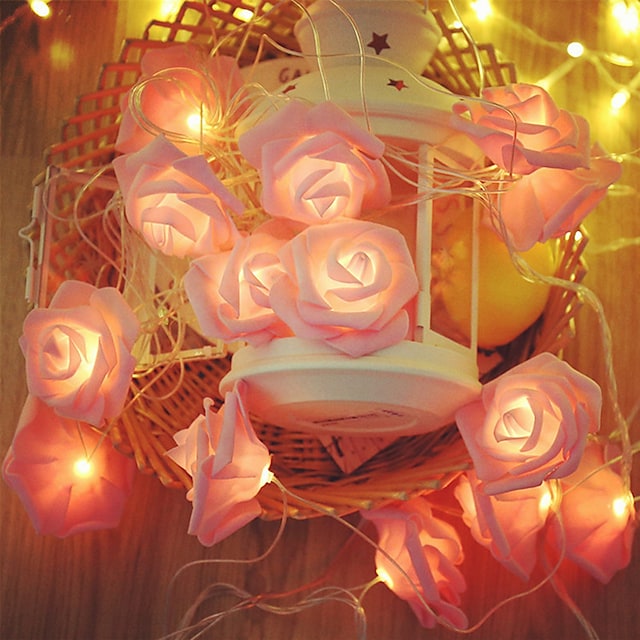 Rose Flower LED Fairy Lights