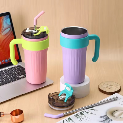 RainbowSip 800ml Travel Cup with Handle