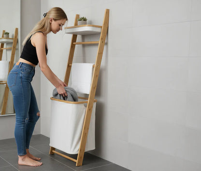 Japanese Bamboo Ladder Laundry Rack
