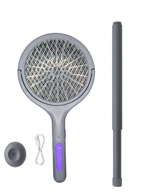 Rechargeable Electric Mosquito Swatter with Extendable Handle