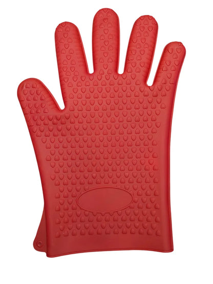Heat Resistant Silicone Cooking Glove – Non-Slip, Waterproof, Flexible Grip - 1pc