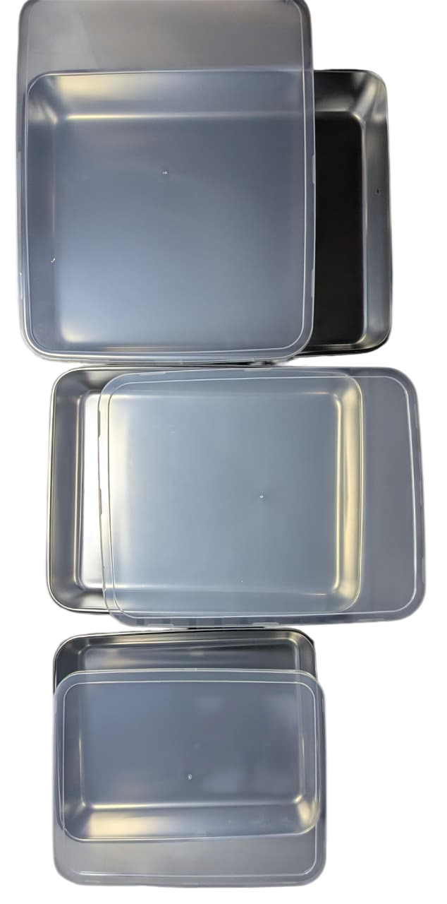 Stainless Steel Food Storage Container Set with Lids