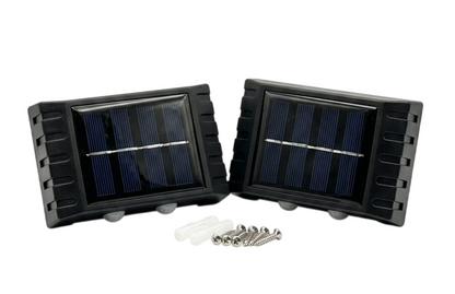 Solar Wall Lights – 2‑Pack Compact Outdoor Lamps