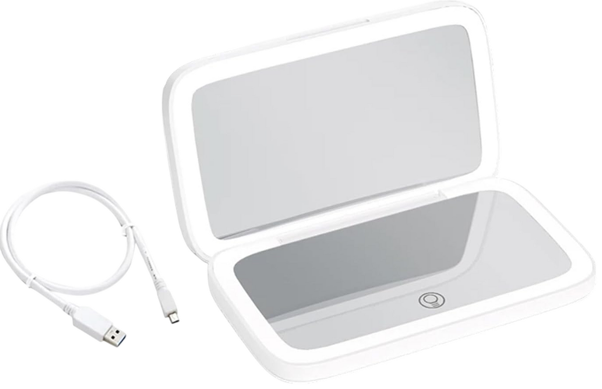 Rechargeable LED Makeup Mirror – Dual‑Sided with 5X Magnification