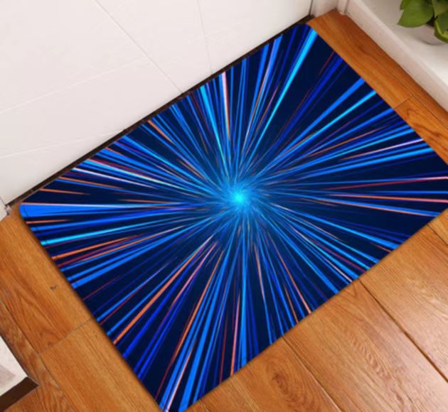 3D Optical Illusion Geometric Mat 60x90cm