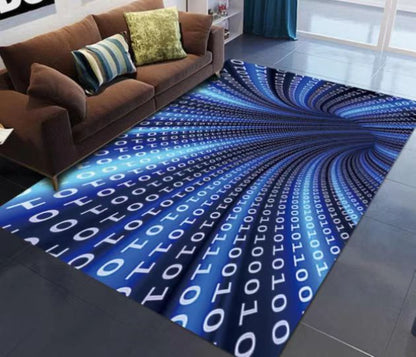 3D Optical Illusion Geometric Mat 60x90cm