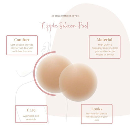 Nipple Silicone Pad Nude