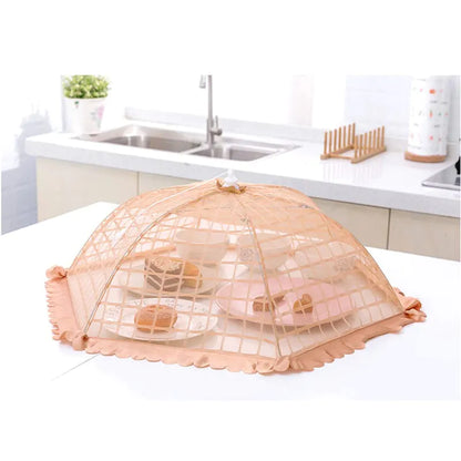 Umbrella Style Round Mesh Food Cover