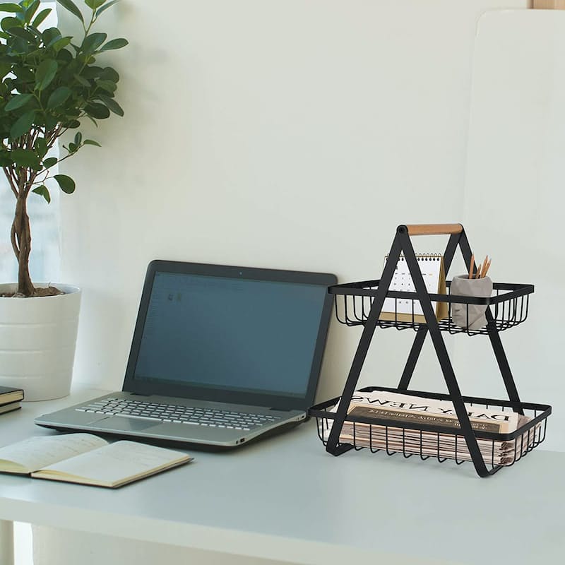 2-Tier Multifunctional Storage Basket