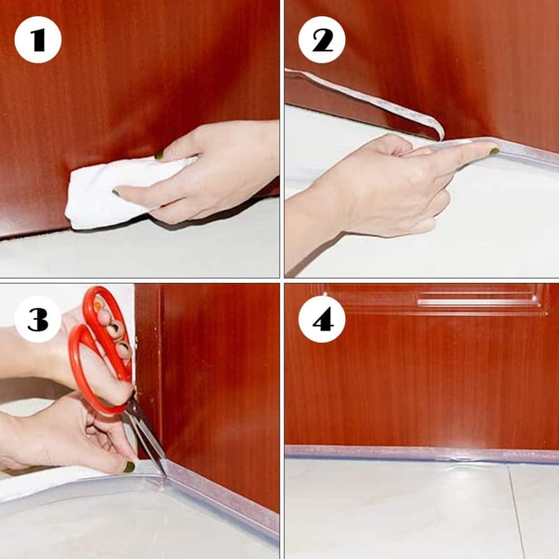 Pack of 2 1.8m Self-Adhesive Multifunctional Silicone Insulating Tape