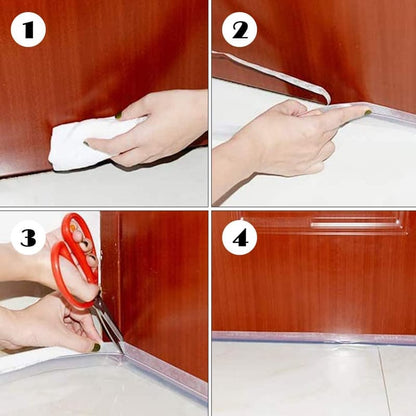 Pack of 2 1.8m Self-Adhesive Multifunctional Silicone Insulating Tape