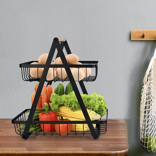 2-Tier Multifunctional Storage Basket