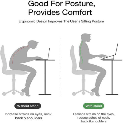 Portable Glasses Design Laptop And Tablet Stand