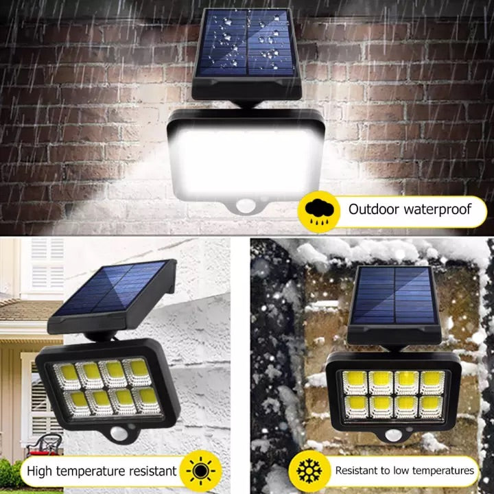 3 Modes Remote Control Solar Wall Light