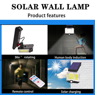 Motion Sensor 66 COB Solar Lamp