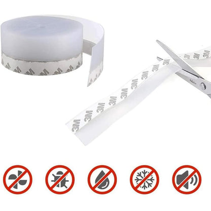 Pack of 2 1.8m Self-Adhesive Multifunctional Silicone Insulating Tape