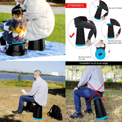 Portable Retractable Folding Stool