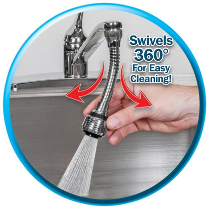 Flexible Faucet Swivel Spray Sink Hose Attachment