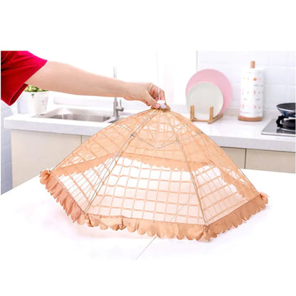 Umbrella Style Round Mesh Food Cover