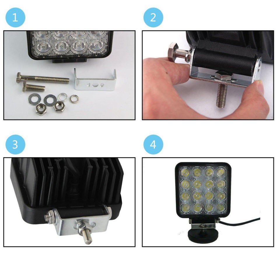 48W Square LED Spot Lights