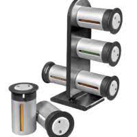 6pc Magnetic Tower Spice Rack