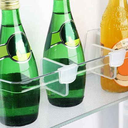 Clear Adjustable Refrigerator Organizer Divider