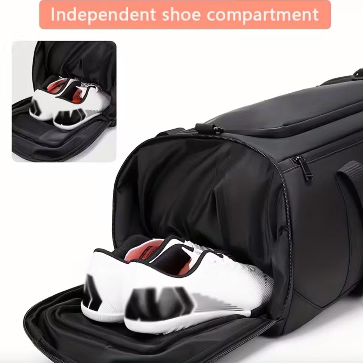 Casual Carrier PU Leather Duffel Bag