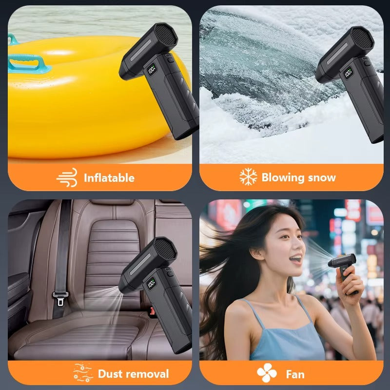 X8 Turbo Dust Blower – 450,000 RPM, 5-Speed, 6000 mAh Battery