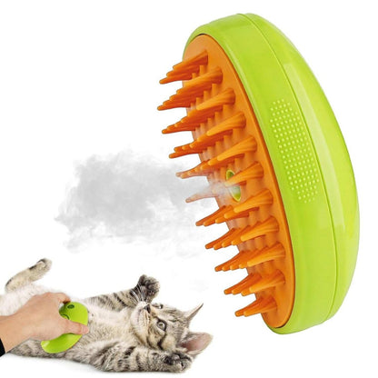 PawSpa Steam Grooming Brush – 3‑in‑1 Electric Pet Care Tool