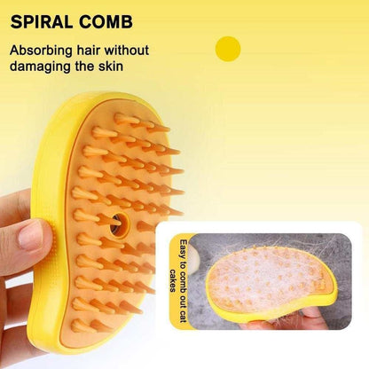 PawSpa Steam Grooming Brush – 3‑in‑1 Electric Pet Care Tool