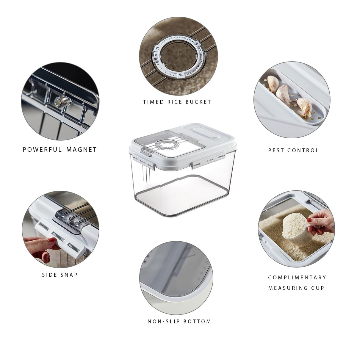 Airtight Food  Grain Storage Container